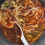 四川菜 恒徳居 - 角煮がかなり隠れてます。