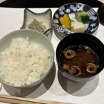 紗和 - このあたりではお酒が良い感じに染み渡っていて、このくらいサッパリした仕上げが嬉しい頃合い。