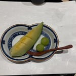 紗和 - デザート。体に染み渡る果物です。嬉しい。