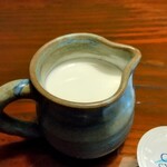 珈琲館 サルビア - アイスコーヒー（ブレンド）に付いてきたミルク
