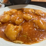 香苑 - エビチリ玉子。玉子なくない？と思ったら…