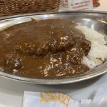 カレーショップ インデアン - 普通盛りです