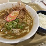 伊勢和うどん店 - カレーうどん1100円、ご飯200円