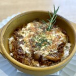 Fri Fre - 挽肉ときのこの焼きカレー