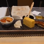鮨 やまけん - おまかせ握り一貫と玉子と香の物