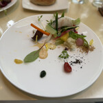 レストラン・アスペルジュ - 美瑛の畑　20種類の野菜を使った取り合わせ