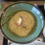 鵜戸や - 濃厚で甘さもある。このあら汁がまた旨いのよ〜