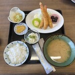 鵜戸や - 嫁さんは大好きな海老フライ定食1320円