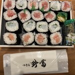 鈴富 - イカ巻＋鉄火巻つめ合わせ