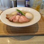 宍道湖しじみ中華蕎麦 琥珀 - 特製 宍道湖しじみ中華蕎麦(塩) 1,700円 ♪