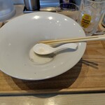 宍道湖しじみ中華蕎麦 琥珀 - 完飲完食 ♪