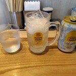 宍道湖しじみ中華蕎麦 琥珀 - 角ハイボール 400円 ♪