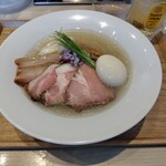 宍道湖しじみ中華蕎麦 琥珀 - 特製 宍道湖しじみ中華蕎麦(塩) 1,700円 ♪