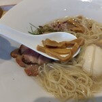 宍道湖しじみ中華蕎麦 琥珀 - メンマ ♪