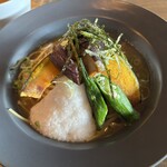 カフェ パブ ハウス シュガー - 料理写真:夏野菜の山かけすだちソース