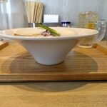 宍道湖しじみ中華蕎麦 琥珀 - 特製 宍道湖しじみ中華蕎麦(塩) 1,700円 ♪