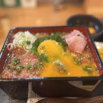 海鮮処くもじや - まぐろユッケ丼定食