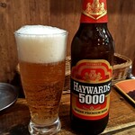インド定食ターリー屋 - HAYWARDS 5000 BEER：450円+税