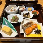 那須温泉　山楽 - 朝食のお重