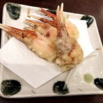 港鮨 - 蟹爪の天ぷら　とっても甘くてふわふわ