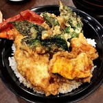 港鮨 - 伊勢海老の天丼