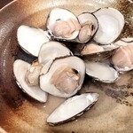 港鮨 - 蛤の酒蒸し　