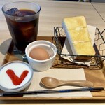 サーティーナインカフェ - 水出しアイスコーヒー、トーストセット