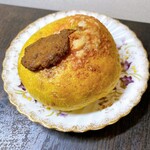 下田流 - キーマカレーチーズベーグル(360円)