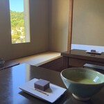 茶室寿楽庵 - 料理写真:お抹茶とお菓子