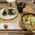 ダテ カフェ オーダー - 料理写真:芋煮セット［全容］。