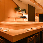 まんてん鮨 - カウンター席