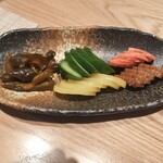 和楽 - 漬物盛り合わせ