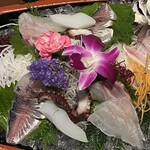 旅館山翠 - お造り　　天草鮮魚