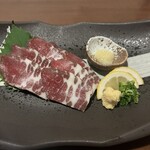 旅館山翠 - 馬刺し　追加