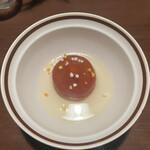 旅館山翠 - 煮物           トマト葛饅頭