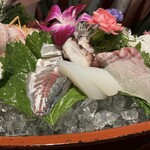 旅館山翠 - お造り　　天草鮮魚