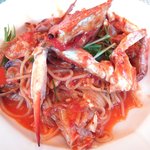 カンパネ食堂 - 渡り蟹のスパゲッティ（リッチコース版）