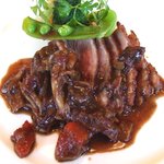 カンパネ食堂 - 鴨のソテー赤ワインソース（リッチコースの肉料理）