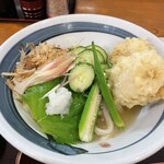 手打うどん 麦の恵 - 冷や汁風うどん