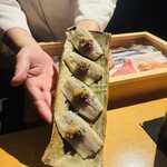 鮨shizuku 西天満 - どんちっちアジ