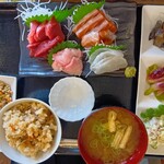 わ楽 - わ楽定食　本マグロのカマトロ最高でした♪