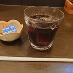 いわし料理 善 - アイスコーヒー(イワシのコースだと+100円)