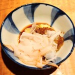 永来権 - お口直し　赤茄子と鶏節