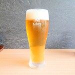 うな賀 - ■ 生ビール、600円