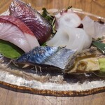 魚食堂 きてれつ 堀留町店 - 新鮮な刺身盛合せ