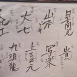 魚食堂 きてれつ - 飲み放題メニュー（日本酒）