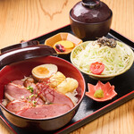 くまき食堂 - 越谷ねぎの天ぷらと鴨丼