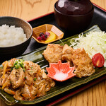 くまき食堂 - シロコロ唐揚げ定食