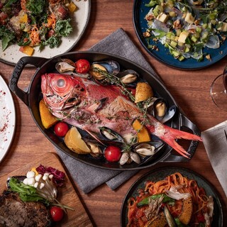 【忘年会や歓送迎会に！】薪火料理を楽しむパーティープラン