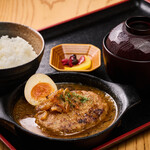 くまき食堂 - 煮込みハンバーグ定食